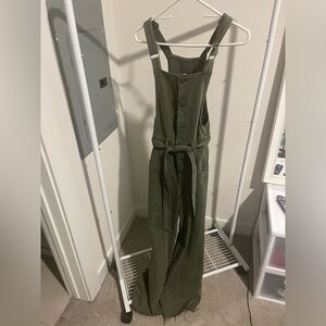 Aerie army green overalls